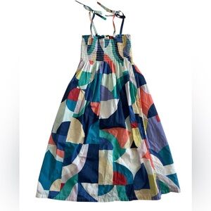 Tea Collection Multicolor Geometric midi Sundress